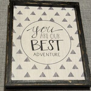 Decorative Wall Art with Inspirational Quote